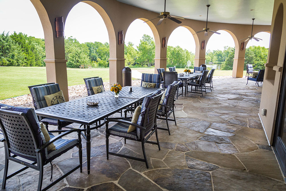 Patio of Serenity View Recovery Center