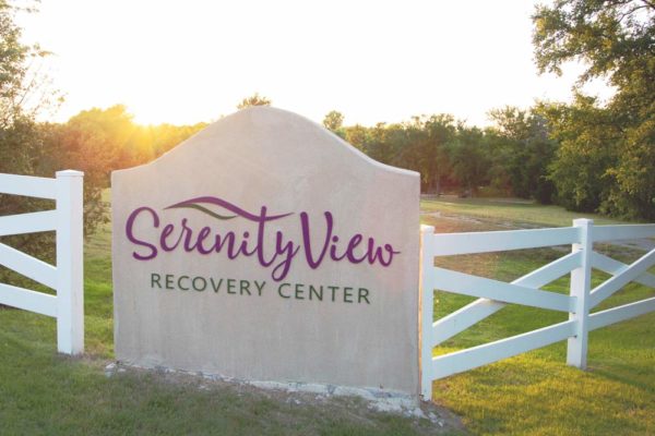 Serenity View entrance sign